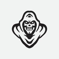 Skull esport logo design vector