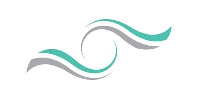 wave spalsh swoosh logo vector