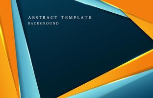 Abstract colors template design of paper cut style. Overlapping for ad, print, background. Illustration vector