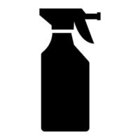 Household chemicals icon black color vector illustration image flat style