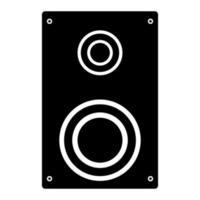 Loud speaker icon black color vector illustration image flat style