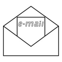 Letter the black color icon vector