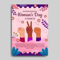 International Women's Day Poster vector