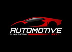 Automotive sport car logo template. Fit for business related to automotive industry, community, club and others. Vector illustration