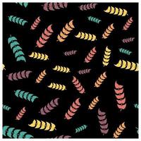colorful leaf seamless pattern perfect for background or wallpaper vector