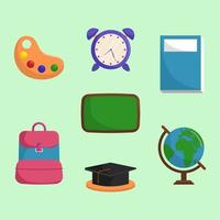 Back to School Icon Set vector