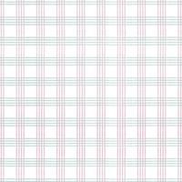 Plaid pattern seamless repeat vector in green and pink Design for gingham, print, tartan, gift wrap, textiles, checkered background for tablecloth