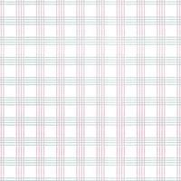 Plaid pattern seamless repeat vector in green and pink Design for gingham, print, tartan, gift wrap, textiles, checkered background for tablecloth