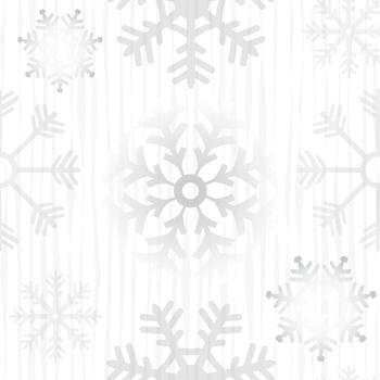 patrón de copo de nieve transparente sobre fondo de rayas vector