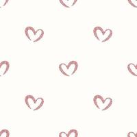 seamless simple pink heart glitter pattern background , wink pattern vector