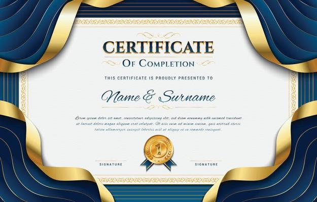 University Seminar Certificate Template