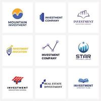 Finance Investment Logo Design Pack vector