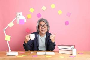 Man with Book photo