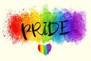 Happy Pride. LGBT concept. Love wins. Eps10 vector illustration.