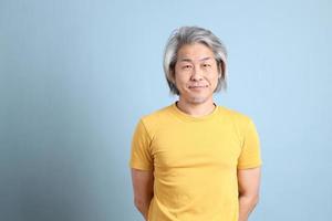 Asian Man with Yellow Tshirt photo