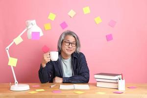 Man with Book photo