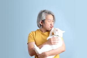 Asian Man with Yellow Tshirt photo