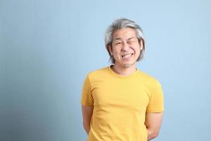 Asian Man with Yellow Tshirt photo