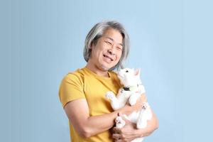 Asian Man with Yellow Tshirt photo
