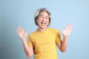 Asian Man with Yellow Tshirt photo