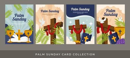 Palm Sunday Greeting Card vector