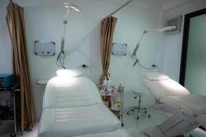 medical clinic operating room, cosmetic therapy health care treatment surgery clinic photo