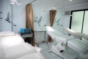 medical clinic operating room, cosmetic therapy health care treatment surgery clinic photo