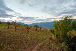 Viewpoint behind homestay, Ban Piang So, Bo Kluea District, Nan Province, Thailand photo