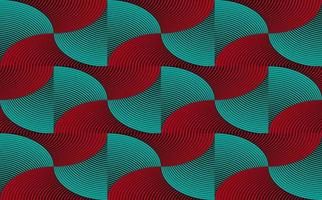 African Wax Print fabric, Ethnic kanka kikoy ornament for your design, colorful tribal motifs, overlapping geometric elements. Vector texture, afro kitenge textile, Ankara fashion style background