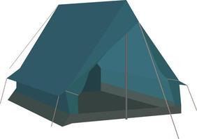 Camping tent illustration vector