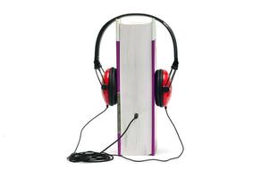audiobook over white photo