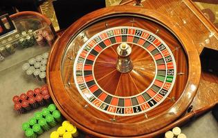 casino roulette wheel photo