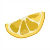 Vector cut lemon.