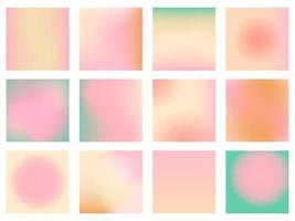 Social media backgrounds stories with abstract gradient design vector