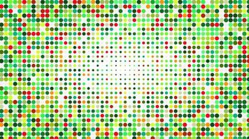 Vegan colors pinned on halftone styles. Greenish gradient dotted. vector