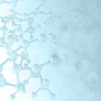 Abstract 3d molecules medical background photo