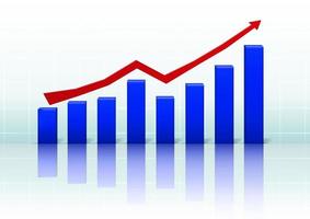 business graph and chart vector