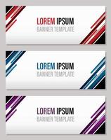 Modern Abstract Banner Template vector