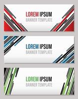 Modern Abstract Banner Template Vector