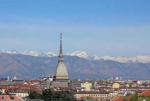 Aerial view of Turin photo