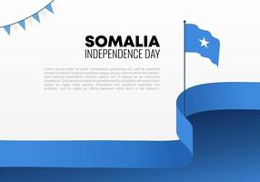 Somalia independence day for national celebration on July 1 st. vector