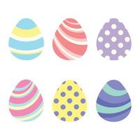 easter eggs pattern icon vector