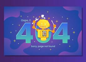 Error 404 con arreglo de robot vector