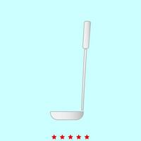 Soup ladle it is icon . vector