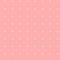 Romantic seamless pattern with a heart. Happy Valentine s Day. White dots on a pink background. vector