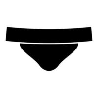 Panties icon black color vector illustration image flat style