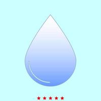 Drop set it is color icon . vector