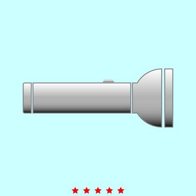 Flashlight it is icon .