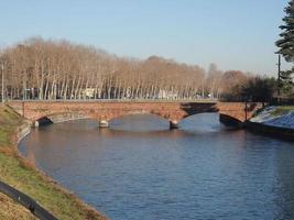 Canale Cavour canal in Chivasso photo