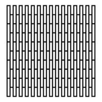 Laminate plank parquet contour outline icon black color vector illustration flat style image